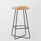 Organic Topography Earth Tone Abstract Stool Gallery Image 1