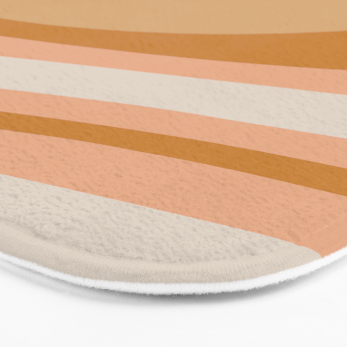 Organic Topography Earth Tone Abstract Bath Mat Gallery Image 3