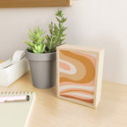 Organic Topography Earth Tone Abstract Mini Art Print Gallery Image 2