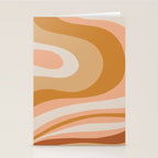 Organic Topography Earth Tone Abstract Stationery Card Gallery Image 2