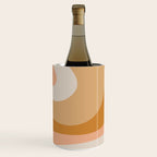 Organic Topography Earth Tone Abstract Wine Chiller Gallery Image 1