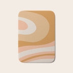 Organic Topography Earth Tone Abstract Bath Mat Gallery Image 1