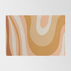 Organic Topography Earth Tone Abstract Rug Gallery Image 2
