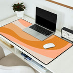 Organic Topography Earth Tone Abstract Desk Mat Gallery Image 2