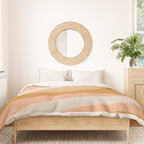Organic Topography Earth Tone Abstract Duvet Cover Gallery Image 3