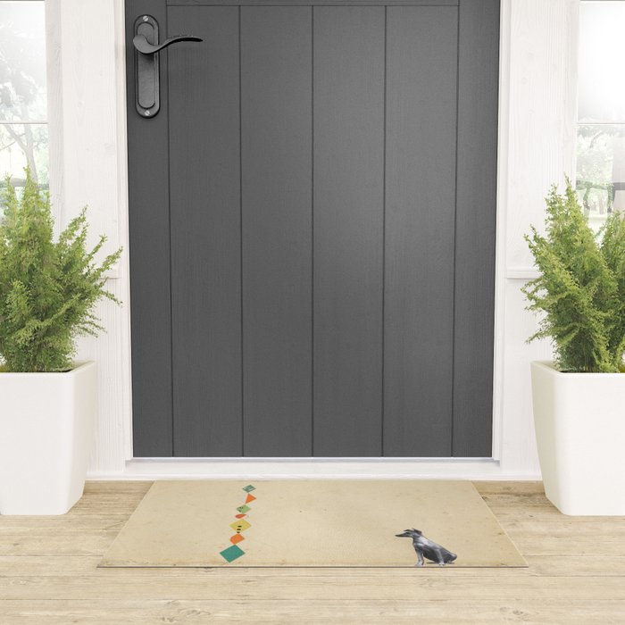 Wondrous Whippet Welcome Mat Gallery Image 3