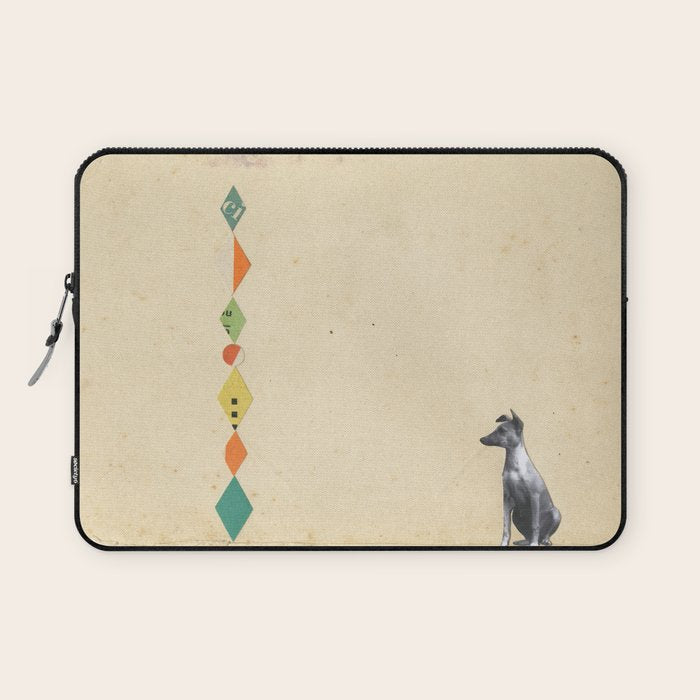 Wondrous Whippet Laptop Sleeve Gallery Image 1