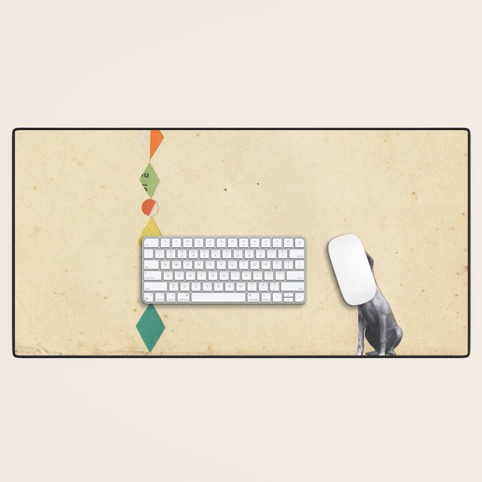 Wondrous Whippet Desk Mat Gallery Image 1