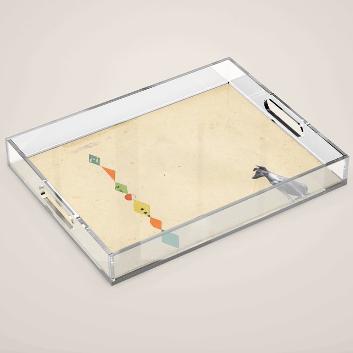 Wondrous Whippet Acrylic Tray Gallery Image 1