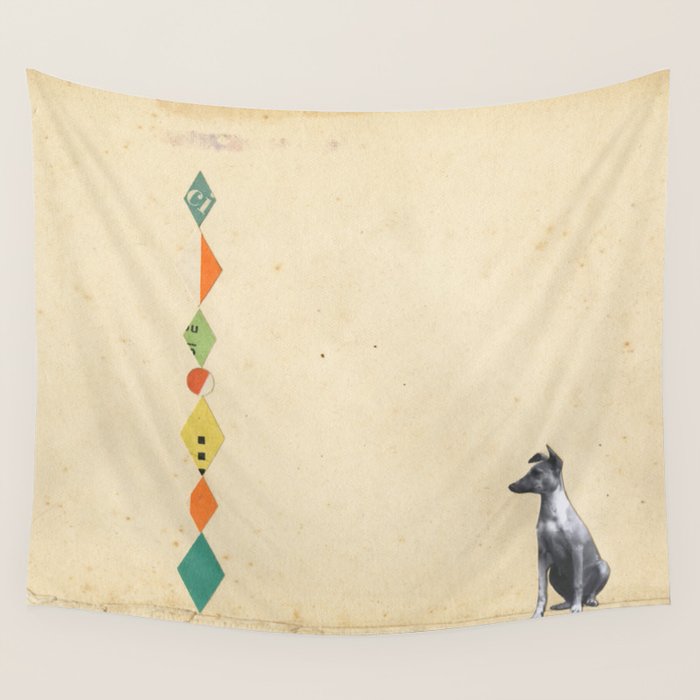 Wondrous Whippet Wall Tapestry Gallery Image 1
