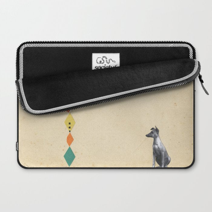 Wondrous Whippet Laptop Sleeve Gallery Image 2