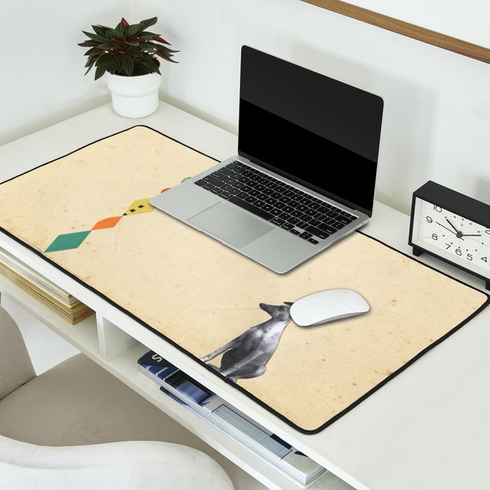 Wondrous Whippet Desk Mat Gallery Image 2