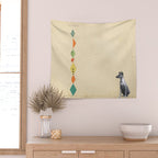 Wondrous Whippet Wall Tapestry Gallery Image 2
