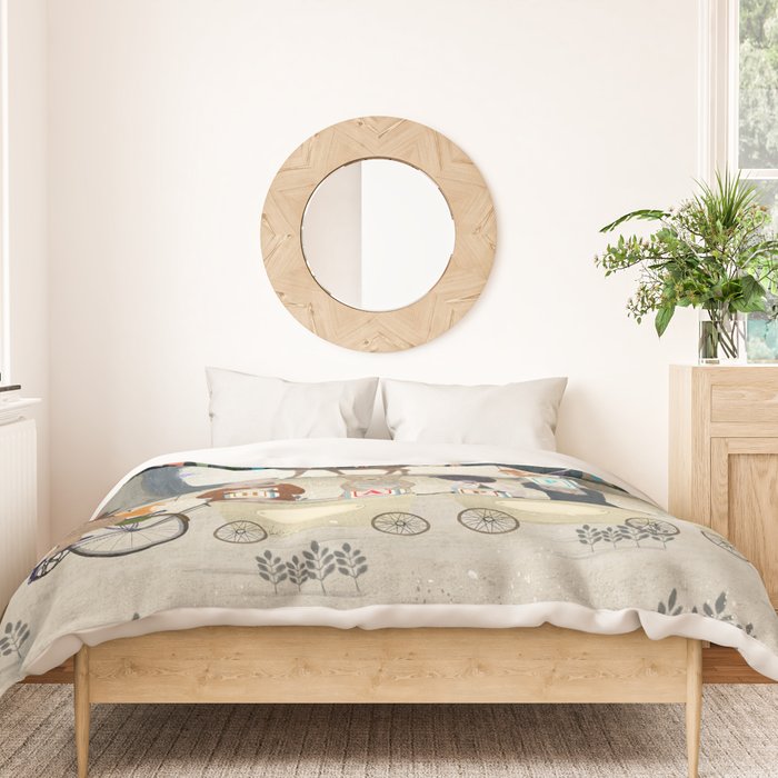 oh so happy Duvet Cover Gallery Image 3