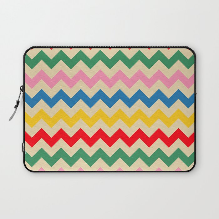 Rainbow Happy Waves Laptop Sleeve Gallery Image 1