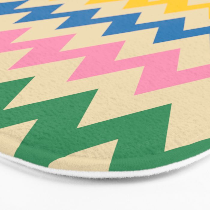 Rainbow Happy Waves Bath Mat Gallery Image 3