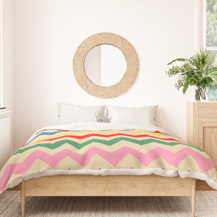 Rainbow Happy Waves Duvet Cover Gallery Image 3
