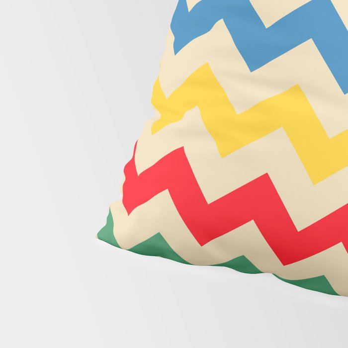 Rainbow Happy Waves Pillow Sham Gallery Image 4