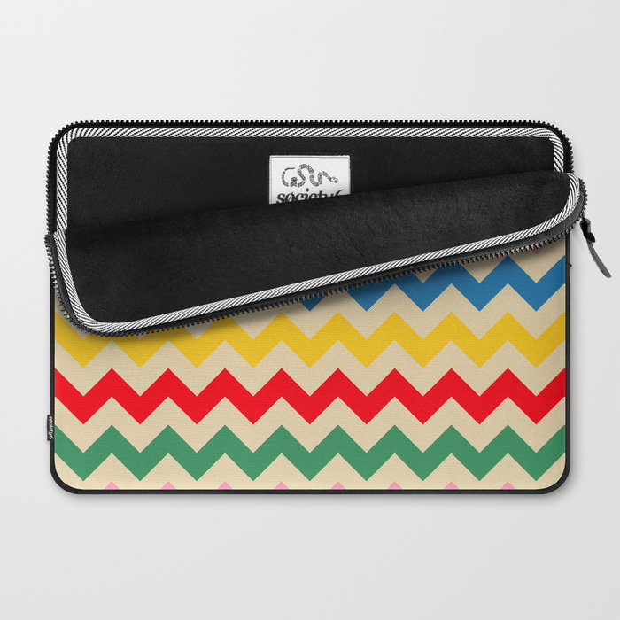 Rainbow Happy Waves Laptop Sleeve Gallery Image 2