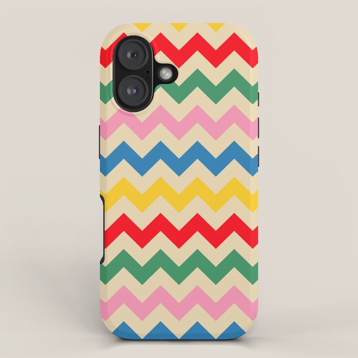 Rainbow Happy Waves iPhone Case Gallery Image 1