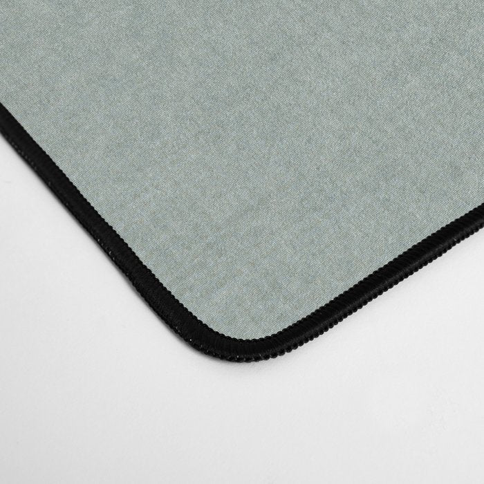 Teal Mustard Gray Modern Patchwork  Desk Mat Gallery Image 4
