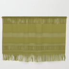 Retro 70s moss green solid Wall Hanging Gallery Image 1