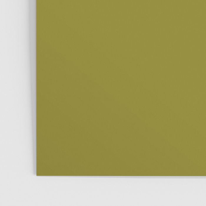 Retro 70s moss green solid Poster Gallery Image 3