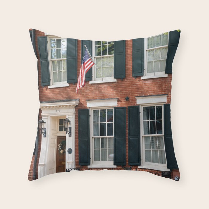 Old Town, Alexandria Throw Pillow Gallery Image 6