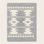 Southwestern Pattern 131 Gray and Beige Notebook Gallery Image 4