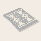 Southwestern Pattern 131 Gray and Beige Notebook Gallery Image 3