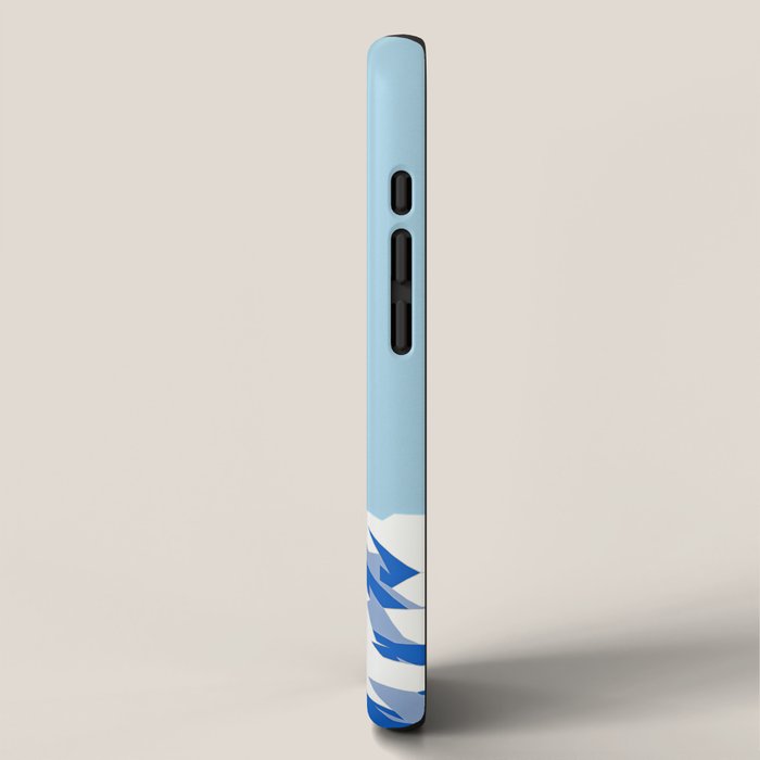 Airborn Skier Flying Down the Ski Slopes iPhone Case Gallery Image 2