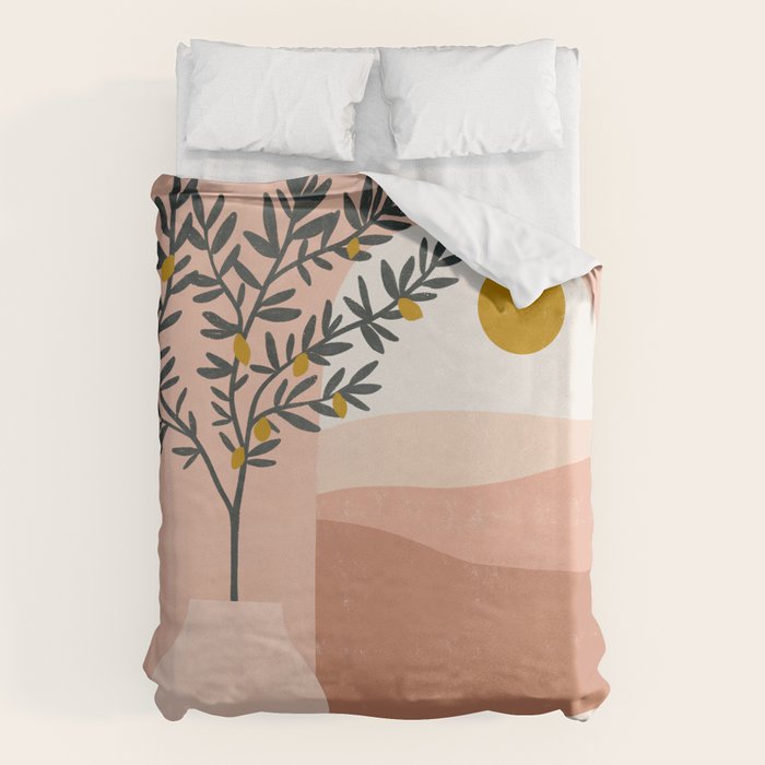 lemon tree Duvet Cover Gallery Image 6