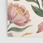 Hand Painted Peony Florals Poster Gallery Image 3