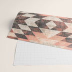 native coral diamond Wrapping Paper Gallery Image 2