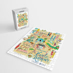 Illustrative map Kuala Lumpur Malaysia travel Jigsaw Puzzle Gallery Image 2