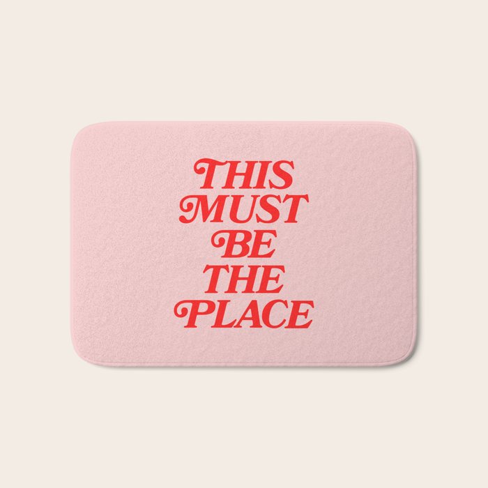 This Must Be The Place Bath Mat Gallery Image 1