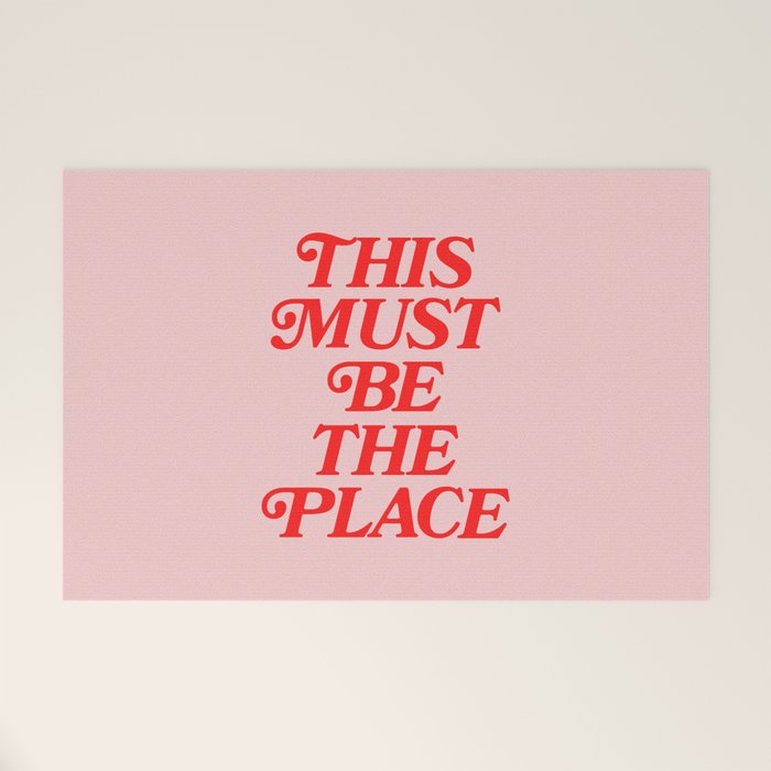 This Must Be The Place Welcome Mat Gallery Image 1