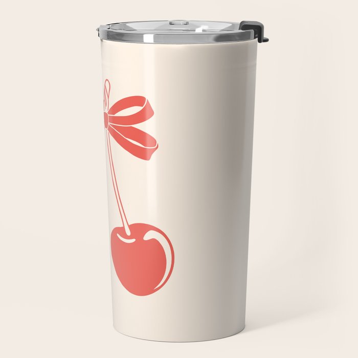 Cherry Bow Delight Travel Mug Gallery Image 2