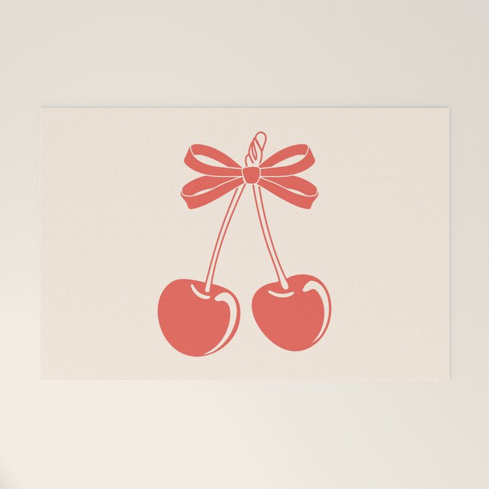 Cherry Bow Delight Welcome Mat Gallery Image 1