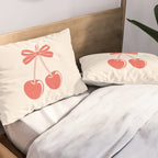 Cherry Bow Delight Pillow Sham Gallery Image 2
