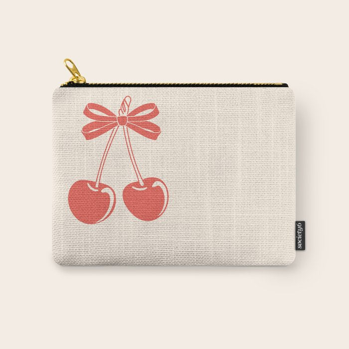 Cherry Bow Delight Carry All Pouch Gallery Image 1