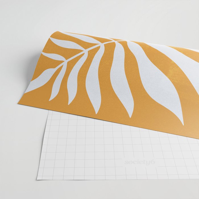 Wild Ferns: Tulip Yellow Edition Wrapping Paper Gallery Image 2