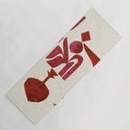 Crimson Fire Flower Yoga Mat Gallery Image 1