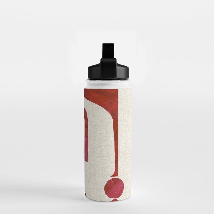 Crimson Fire Flower Water Bottle Gallery Image 2