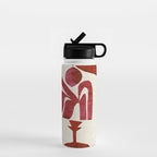 Crimson Fire Flower Water Bottle Gallery Image 1