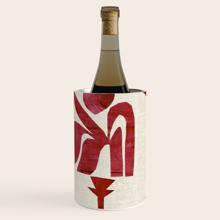 Crimson Fire Flower Wine Chiller Gallery Image 1