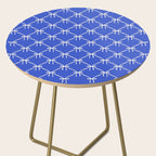 Bows & Ribbons Pattern XLVIII Bright Blue Side Table Gallery Image 2