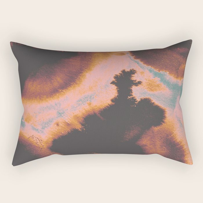 Burning Autumn Rectangular Pillow Gallery Image 1