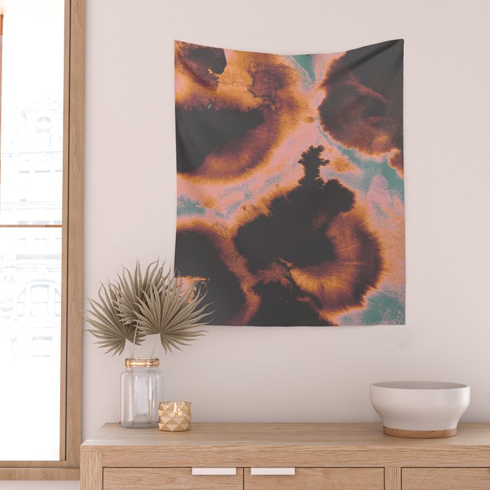 Burning Autumn Wall Tapestry Gallery Image 2