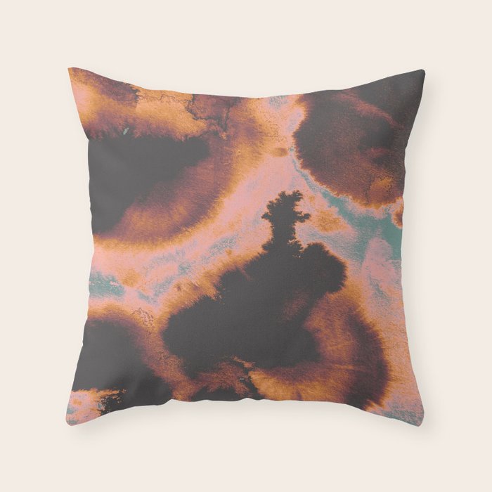 Burning Autumn Throw Pillow Gallery Image 1